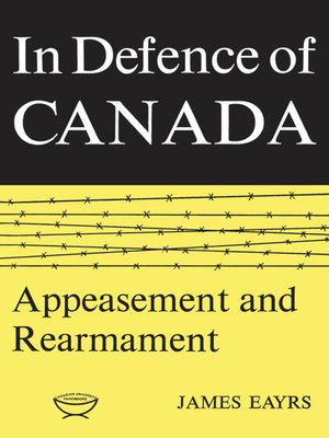 cover image of In Defence of Canada Volume II